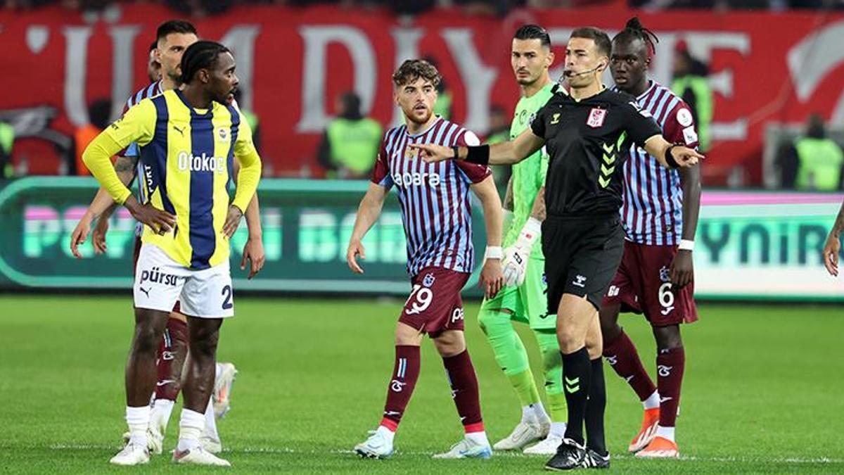 Trabzonspor – Fenerbahçe maçı sonrası olay yorum: Hakemler maçın önüne geçmek için çabaladı!