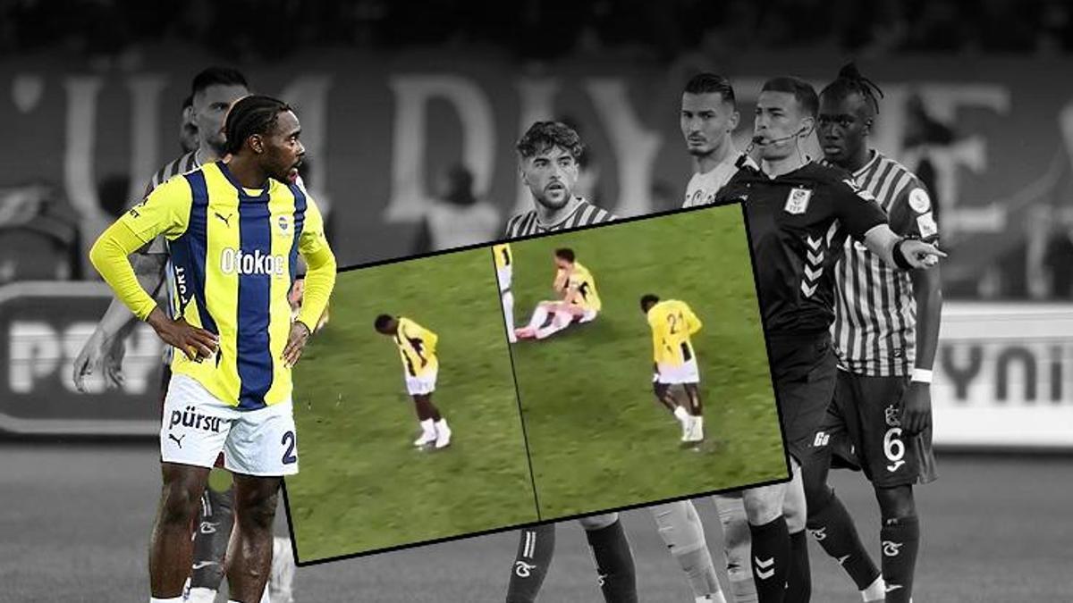 Osayi Samuel kameralara yakalandı! Trabzonspor-Fenerbahçe maçında ‘Bilicavari’ hareket