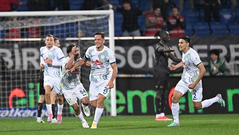 Şenol Güneşli Trabzonspor kabustan uyanamıyor (ÖZET) Çaykur Rizespor-Trabzonspor maç sonucu: 3-1