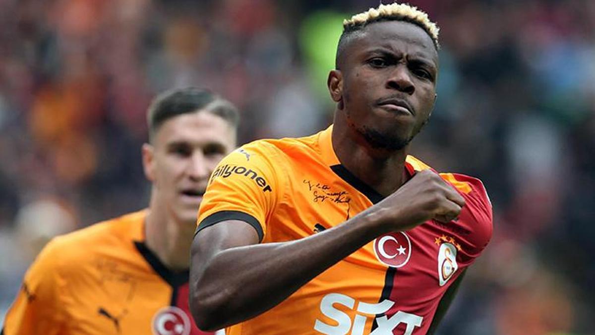 Galatasaray’da Victor Osimhen fırtınası dinmiyor! 10 sene sonra bir ilk…