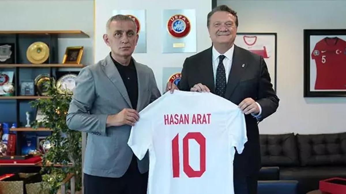 Riva zirvesi sonrası TFF Başkanı İbrahim Hacıosmanoğlu ve Beşiktaş Başkanı Hasan Arat’tan açıklamalar