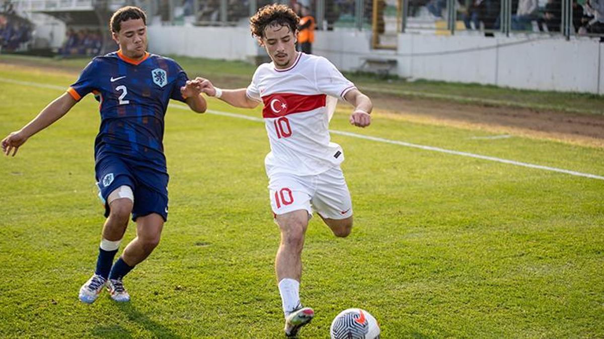 18 Yaş Altı Milli Futbol Takımı Hollanda ile yenişemedi