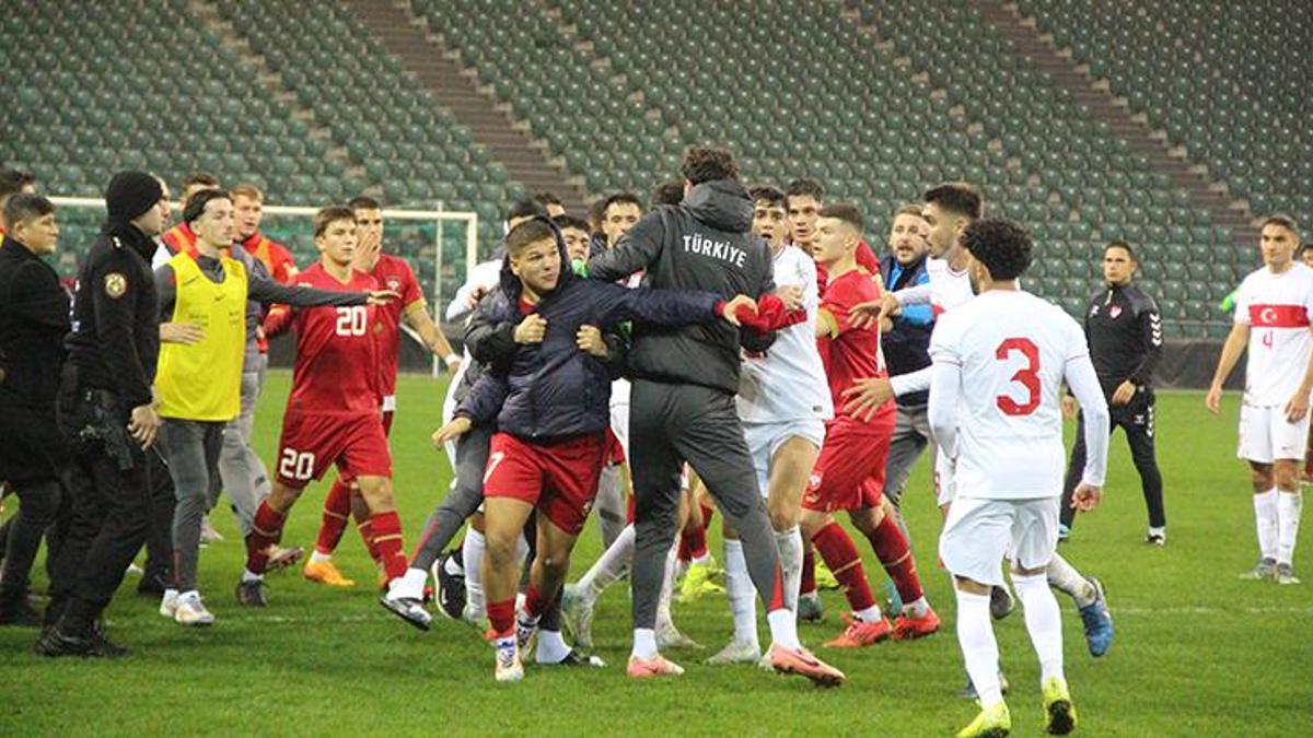 Türkiye U21 – Sırbistan U21 maçının ardından ortalık karıştı!