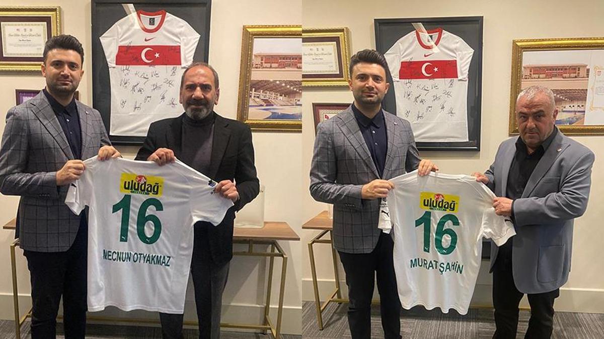 Bursaspor Başkanı Enes Çelik’ten TFF’ye ziyaret