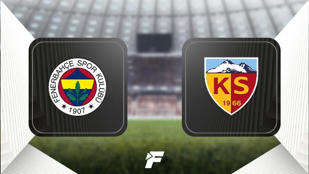 Fenerbahçe-Kayserispor maçı öncesi son dakika! Yıldız futbolcular geri döndü