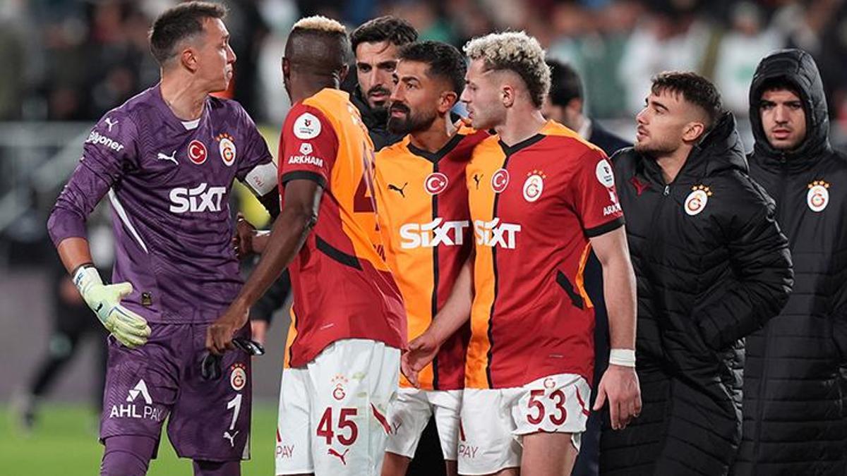 Galatasaray’da gergin anlar! Fernando Muslera ile Kerem Demirbay… Takım arkadaşları araya girdi