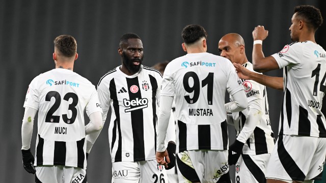 Beşiktaş kupada 2 golle kazandı