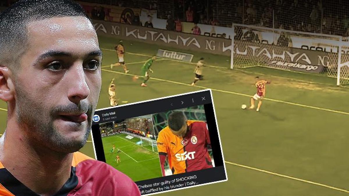 Ziyech’i yerden yere vurdu! Bodrum FK maçında kaçırdığı gole olay yorum: Rahmetli babaannem atardı’